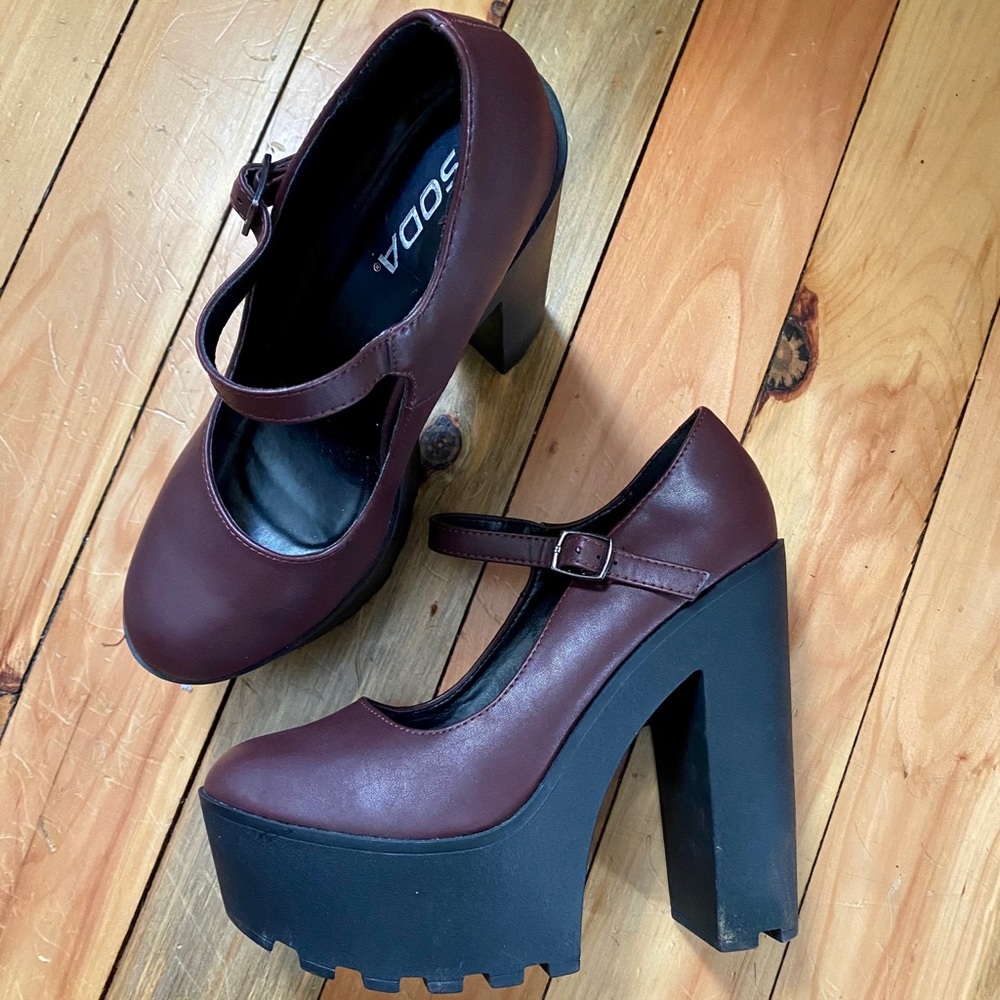 Platform Mary Janes
